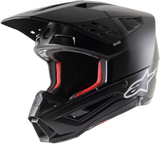 S-M5 Solid Helmet Black Matt 2x