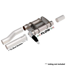 Load image into Gallery viewer, QTP 3in Weld-On 304SS Screamer Muffler w/Bolt-On QTEC Electric Cutout