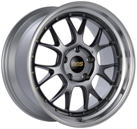 BBS LM-R 20x9.5 5x120 ET23 Diamond Black Center / Diamond Cut Lip Wheel -82mm PFS/Clip Required