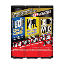 Load image into Gallery viewer, Maxima Chain Wax Ultimate Chain Care Combo Kit - 3-Pack (Aerosol)