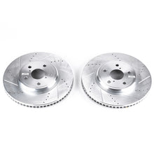 Load image into Gallery viewer, Power Stop 01-06 Lexus LS430 Front Evolution Drilled &amp; Slotted Rotors - Pair