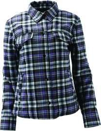 Kuryakyn Leather By River Road Cameo Flannel Moto Shirt Womens - Medium
