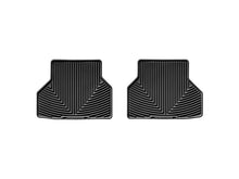 Load image into Gallery viewer, WeatherTech 04-10 BMW 5-Series Rear Rubber Mats - Black