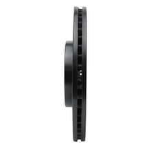 Load image into Gallery viewer, R1 20-25 Subaru WRX Front Left Drilled &amp; Slotted Black Brake Rotor