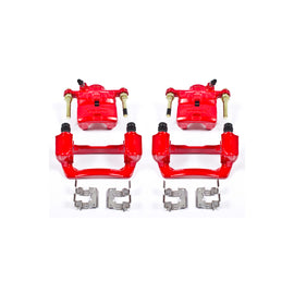Power Stop 09-13 Subaru Forester Rear Red Calipers w/Brackets - Pair