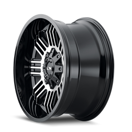 ION Type 144 20x10 / 8x180 BP / -19mm Offset / 124.1mm Hub Black/Machined Wheel