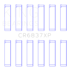 King Honda J30/J35 Connecting Rod Bearing Set (Set of 6)