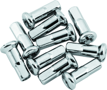 Load image into Gallery viewer, Bikers Choice Big Twin XL Chrome Spoke Nipples 6-8 Gauge 10 Pk Replaces H-D 43099-29