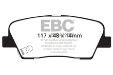 Load image into Gallery viewer, EBC 06-09 Hyundai Entourage 3.8 Ultimax2 Rear Brake Pads