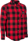 Fly Tek Flannel Red/Black Lg