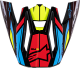 S-M5 Visor Action 2 Blk/Ylw Fluo/Brt Rd Glossy