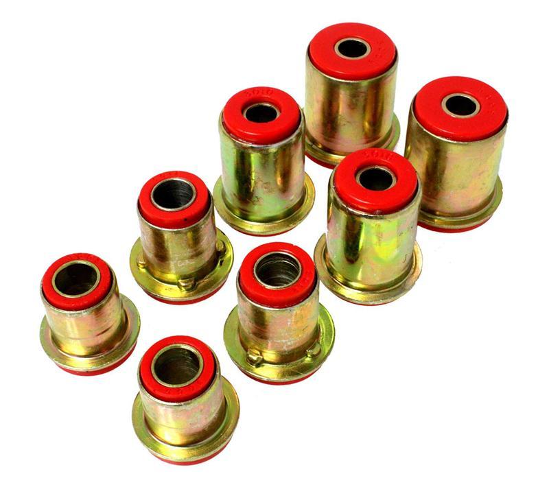 Energy Suspension 15-20 Ford Mustang Front Control Arm Bushing Set - Red