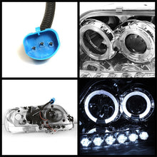 Load image into Gallery viewer, Spyder Ford F150 97-0 Projector - LED Halo Amber Reflctr LED Chrome PRO-YD-FF15097-1P-AM-C