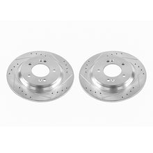 Load image into Gallery viewer, Power Stop 2017 Hyundai Azera Rear Evolution Drilled &amp; Slotted Rotors - Pair