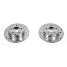 Load image into Gallery viewer, Power Stop 09-17 Hyundai Azera Rear Evolution Drilled &amp; Slotted Rotors - Pair