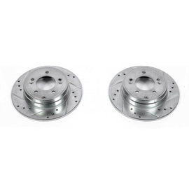 Power Stop 09-17 Hyundai Azera Rear Evolution Drilled & Slotted Rotors - Pair