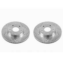 Load image into Gallery viewer, Power Stop 14-16 Mazda 3 Front Evolution Drilled &amp; Slotted Rotors - Pair