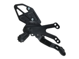 Vortex Racing 15-24 Yamaha YZF-R3 Rear Set- Black
