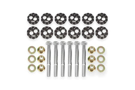 BMR 97-04 Chevrolet Corvette C5 Front & Rear Lower Control Arms Camber Bolt Kit - Black Anodized