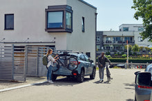 Load image into Gallery viewer, Thule OutWay Hanging-Style Trunk Bike Rack (Up to 3 Bikes) - Silver/Black