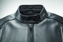 Load image into Gallery viewer, River Road Race Leather Jacket Black Womens - Small