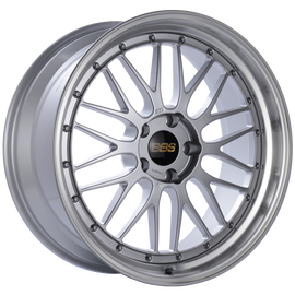 BBS LM 19x9.5 5x120 ET35 Diamond Silver Center Diamond Cut Lip Wheel -82mm PFS/Clip Required