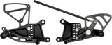Rear Set Complete Blk Yam