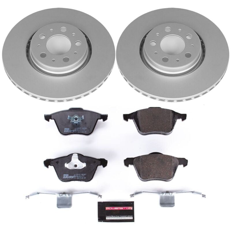 Power Stop 08-09 Volvo S60 Front Euro-Stop Brake Kit