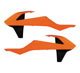 Acerbis 16-19 KTM 125-450 SX/ SX-F/ XC-F /XC/XC-W/ EXC Radiator Shroud - 16 Orange/Black