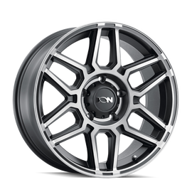 ION Type 146 17x9 / 8x165.1 BP / 0mm Offset / 125.2mm Hub Matte Black W/Machined Dart Tint Wheel