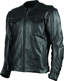 Speed and Strength Band of Brothers Leather Jacket Black - XL