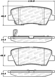 StopTech Street Select Brake Pads
