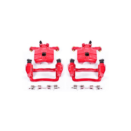 Power Stop 05-06 Saab 9-2X Rear Red Calipers w/Brackets - Pair