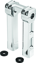 Load image into Gallery viewer, Kuryakyn 8inch Billet Handlebar Risers Chrome