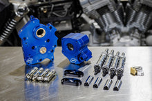 Load image into Gallery viewer, S&amp;S Cycle 2017+ M8 Oil Cooled Cam Chest Kit w/o Cam - Chrm Pushrod Tubes &amp; Chain Tensioner Incl. VVT
