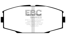 EBC 86-92 Toyota Supra 2.8 Redstuff Front Brake Pads