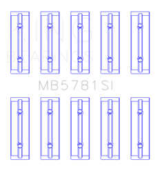 King Nissan MR18DE / MR20DE (Size STD) Main Bearing Set