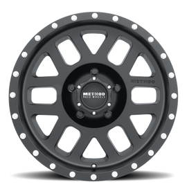 Method MR306 Mesh 18x9 +18mm Offset 5x150 116.5mm CB Matte Black Wheel