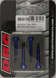 Aluminum Taper Bolts Blue M6x25mm 4/Pk