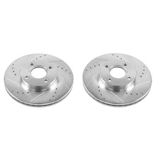 Load image into Gallery viewer, Power Stop 14-19 Ford Fiesta Front Evolution Drilled &amp; Slotted Rotors - Pair
