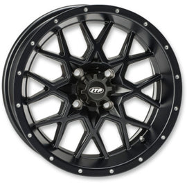 ITP Hurricane 18x6.5 / 4x156 BP / 4+2.5 Offset Gloss Black Wheel