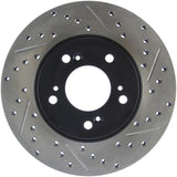 StopTech 97-01 Acura Integra Type R / 97-01 Honda CR-V Slotted & Drilled Left Front Rotor