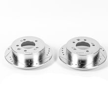 Load image into Gallery viewer, Power Stop 07-10 Hyundai Elantra Rear Evolution Drilled &amp; Slotted Rotors - Pair