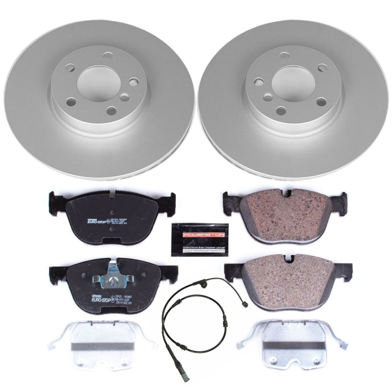 Power Stop 11-18 BMW X5 Front Euro-Stop Brake Kit
