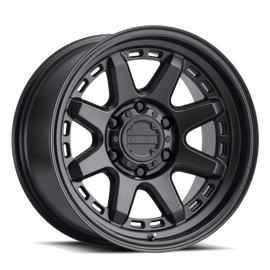 Raceline 947B Scout 15x8in / 5x114.3 BP / -24mm Offset / 78.1mm Bore - Satin Black Wheel
