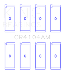 King Engine Bearings Audi Abb/Abm/Adp/Pp/Rn (Size +0.50mm) Connecting Rod Bearing Set