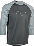 Ripa 3/4 Sleeve Jersey Grey/Light Grey 2x