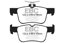 Load image into Gallery viewer, EBC 13+ Ford Fusion 1.6 Turbo Ultimax2 Rear Brake Pads