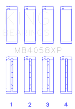 Load image into Gallery viewer, King Nissan VQ35DE Performance Main Bearing Set - Size STD