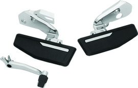 Kuryakyn Omni Driver Floorboard Kit For GL1800 with DCT Chrome